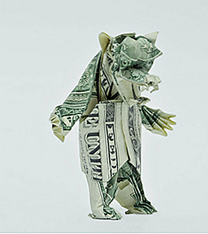 25 Ekstremt kule eksempler på penger Origami