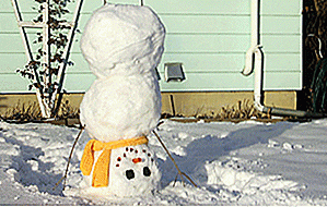 25 muñecos de nieve extremadamente creativos