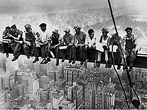 25 ehrfürchtige Bilder des Empire State Building im Bau